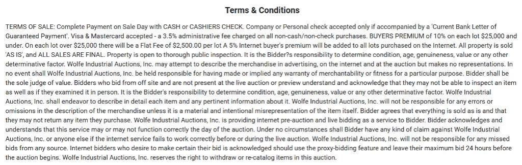 Terms and Conditions (A47384)