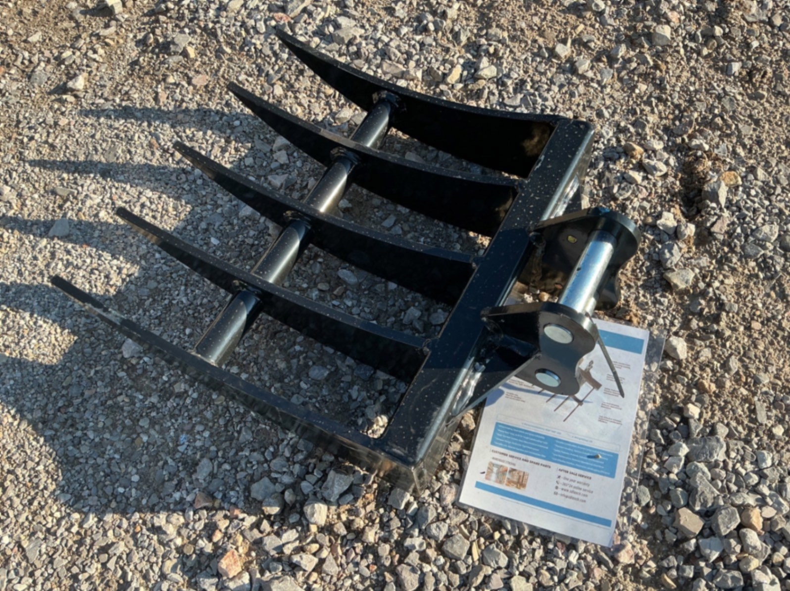 RAKE ATTACHMENT FOR MINI EXCAVATOR (A58214)