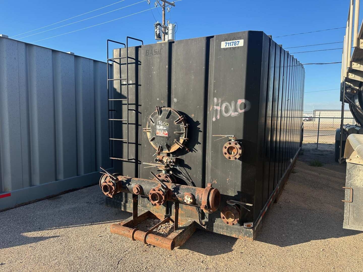 500 BBL WHEELED FRAC TANK (A55745)