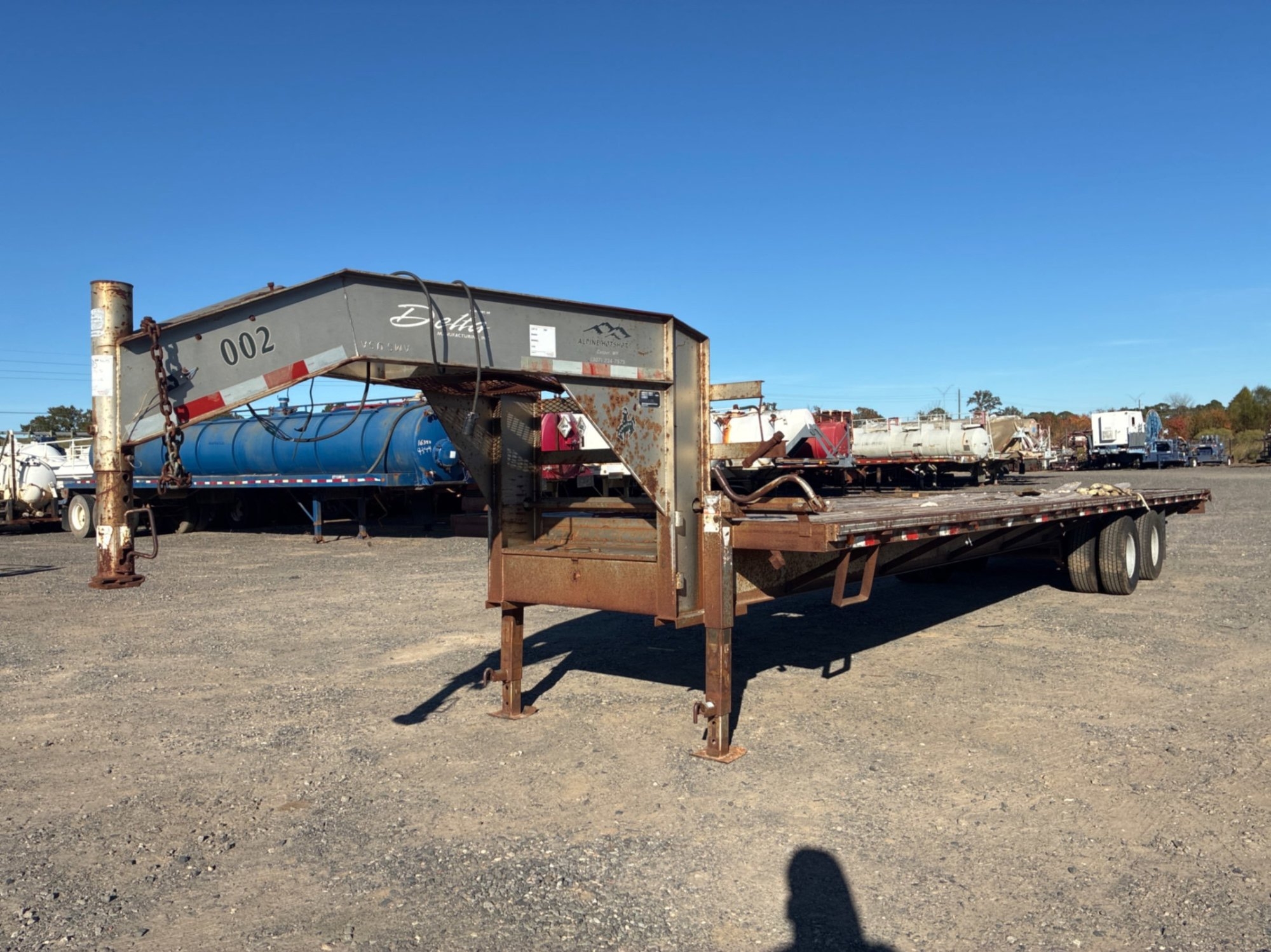 2007 DELTA GOOSENECK TRAILER (A58214)