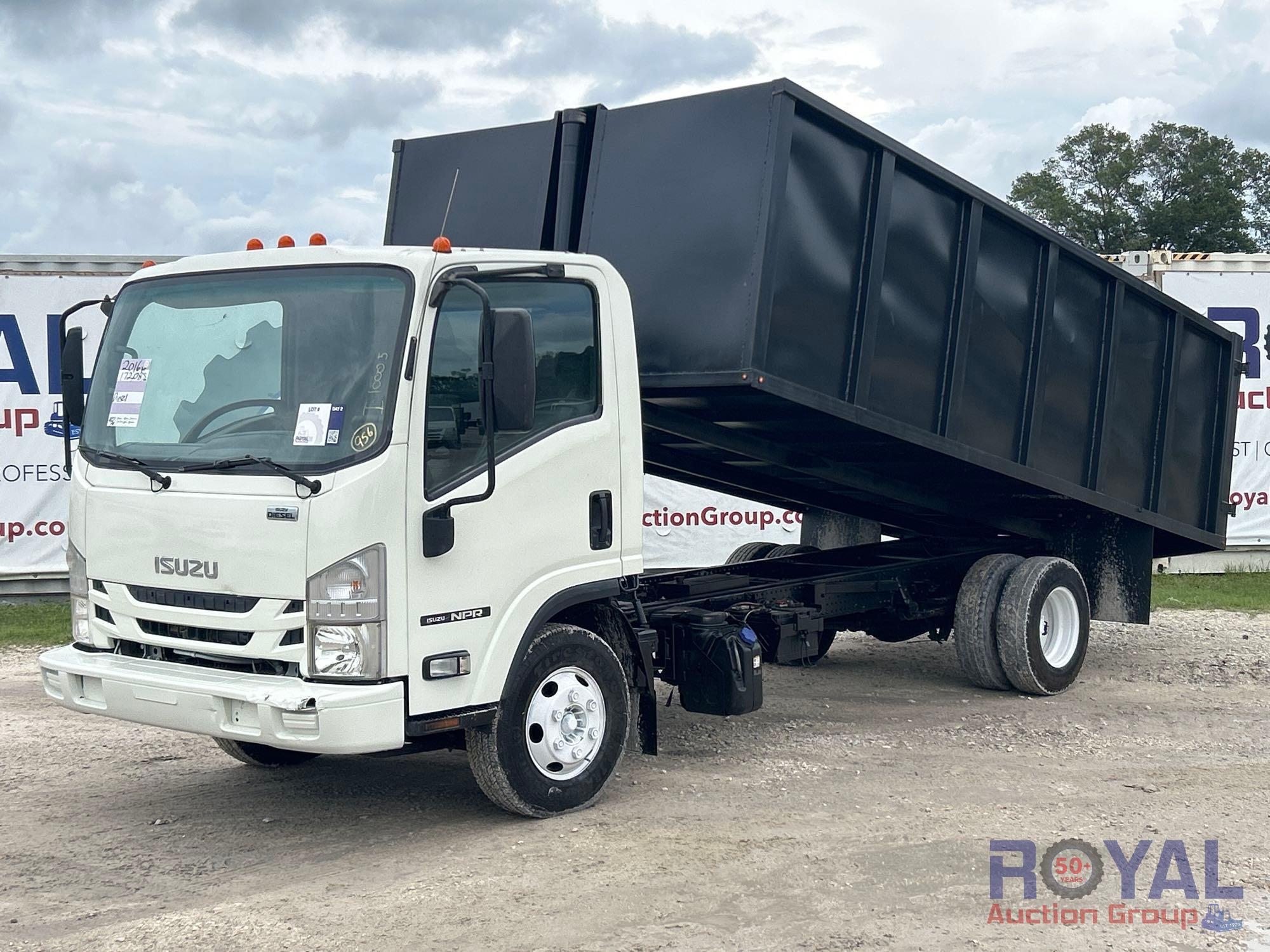 2016 Isuzu NPR Landscape Dump Truck (A51692)