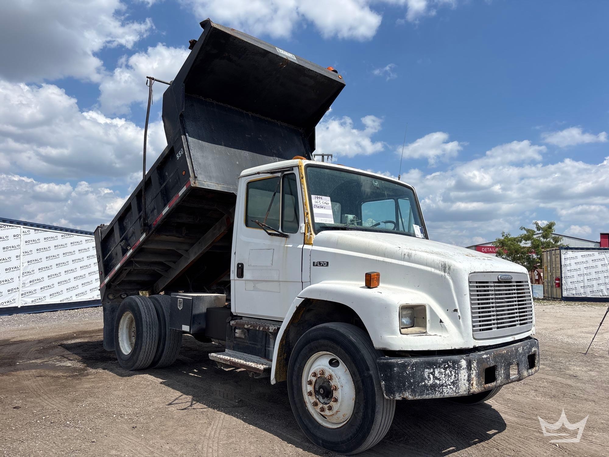 1995 Freightliner FL70 S/A Dump Truck (A64556)