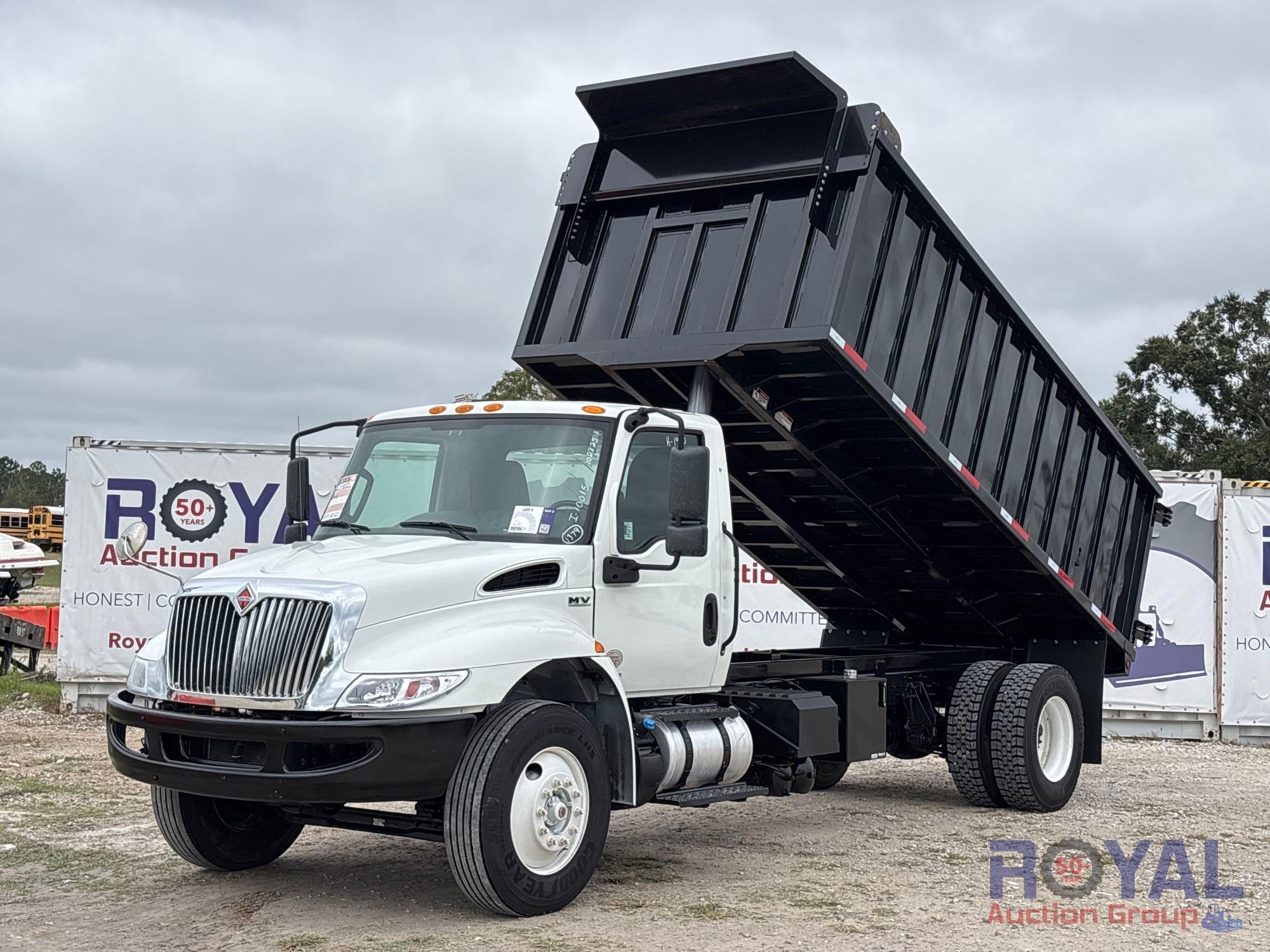 2020 International MV607 16ft Morgan Dump Truck (A55852)