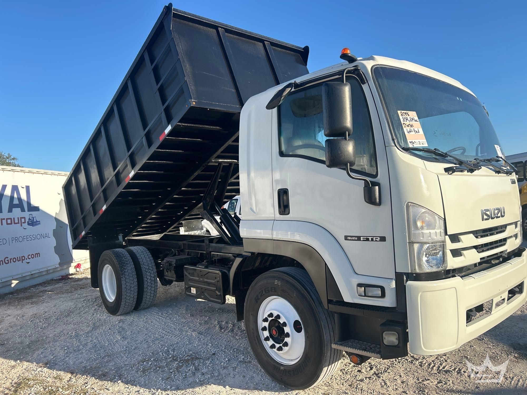 2018 Isuzu FTR Landscape Dump Truck (A61568)