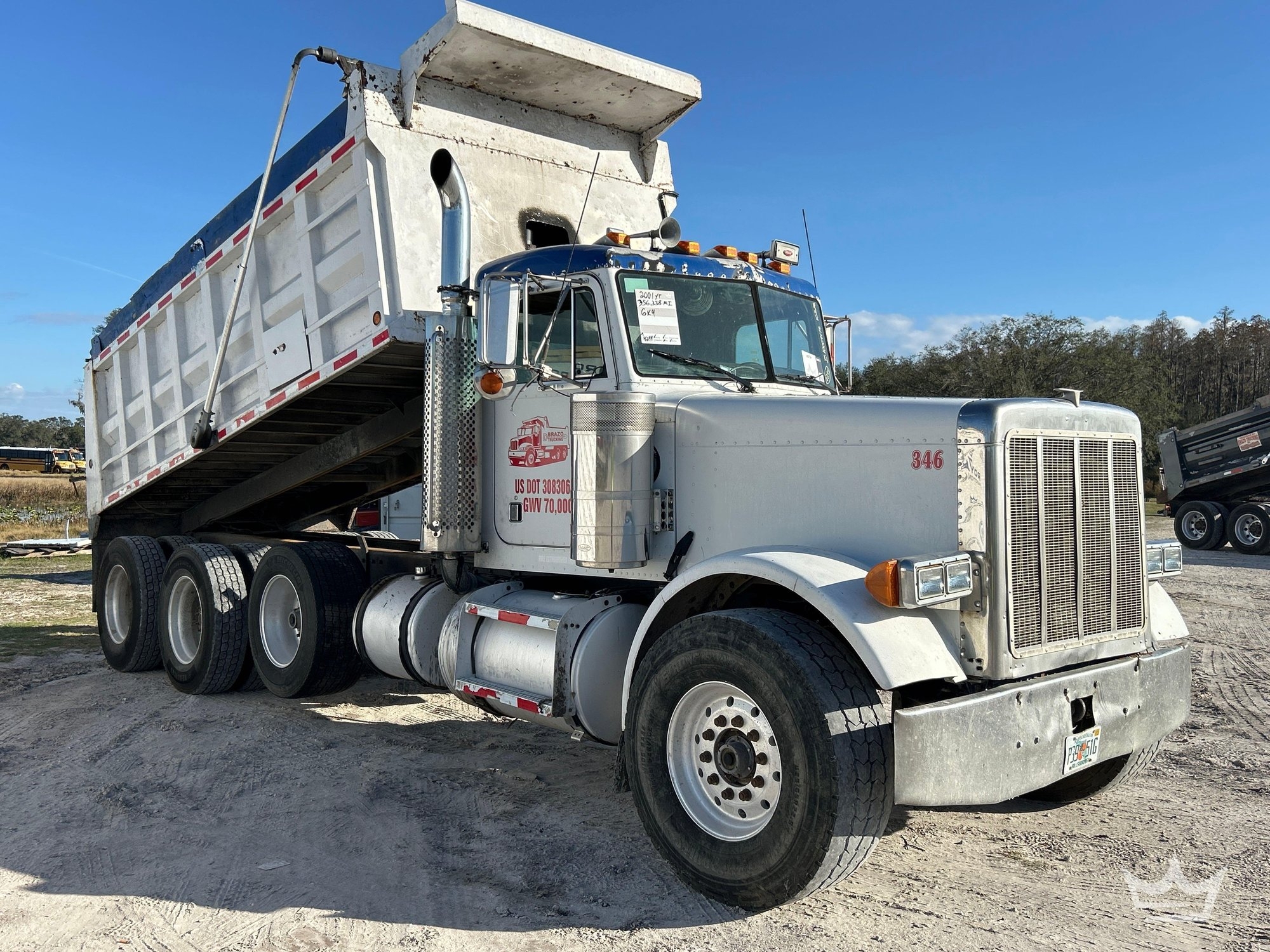 1995 Peterbilt 379 Tri-Axle Dump Truck (A61568)