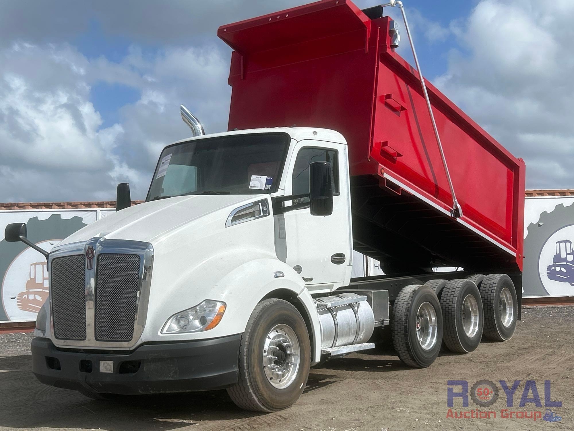 2018 Kenworth T680 Tri- Axle Dump Truck (A55788)