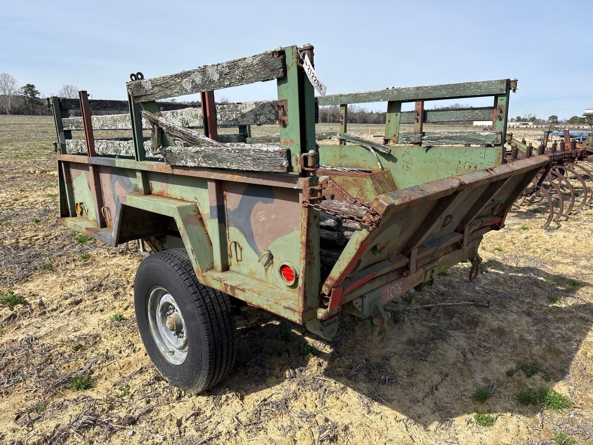 MILITARY STYLE S/A CARGO TRAILER (A63291)