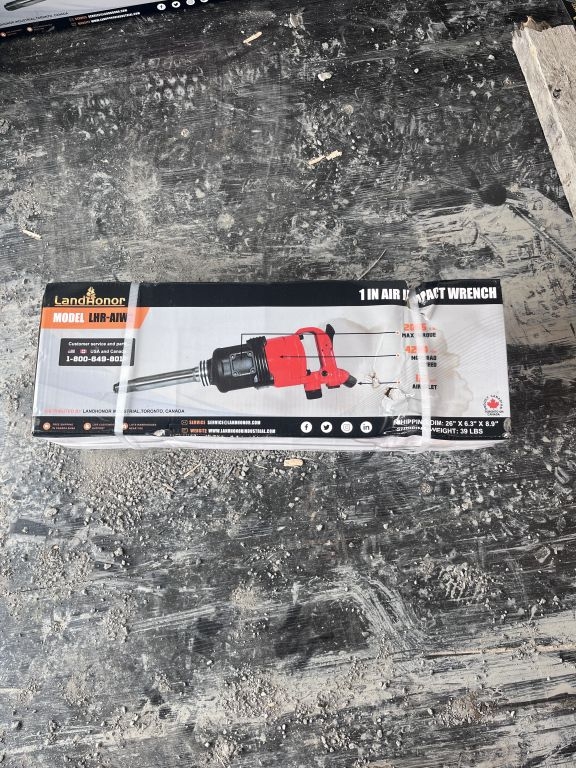 NEW Landhonor LHR-AIW1  1" Air Impact Wrench  (A62679)