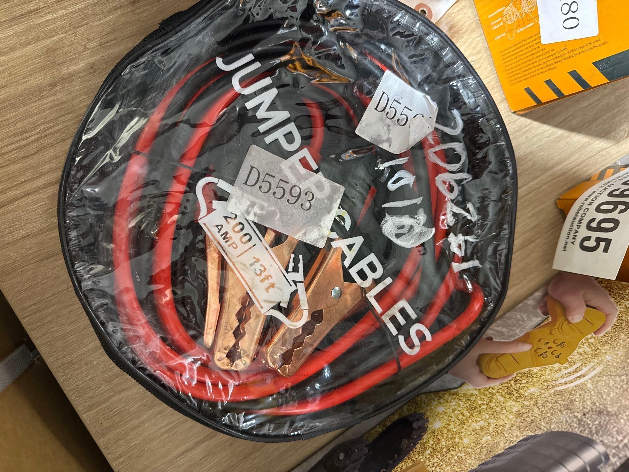 UNUSED SET OF FUTURE 13', 200AMP JUMPER CABLES (A60430)