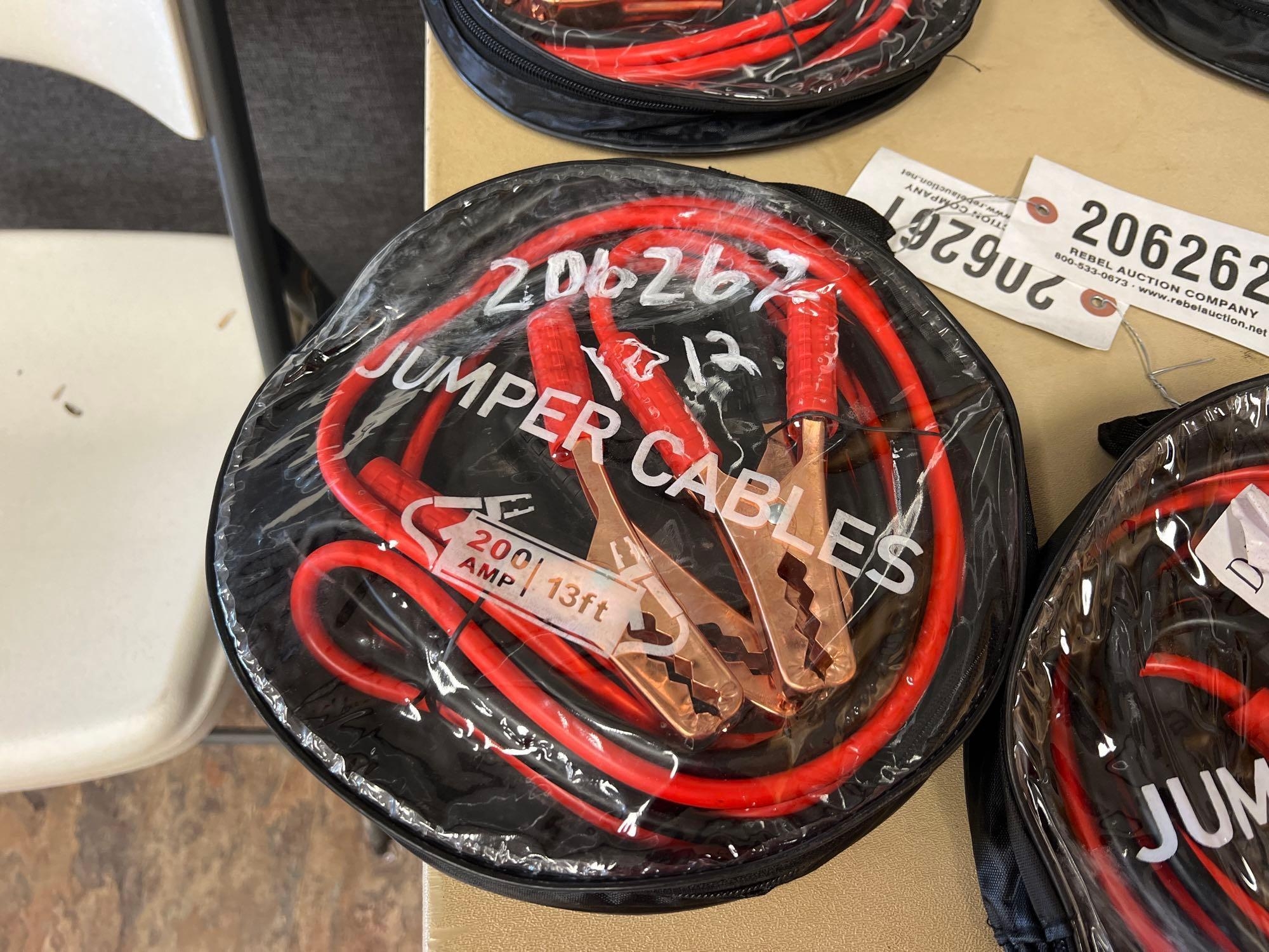 UNUSED SET OF FUTURE 13', 200AMP JUMPER CABLES (A58375)