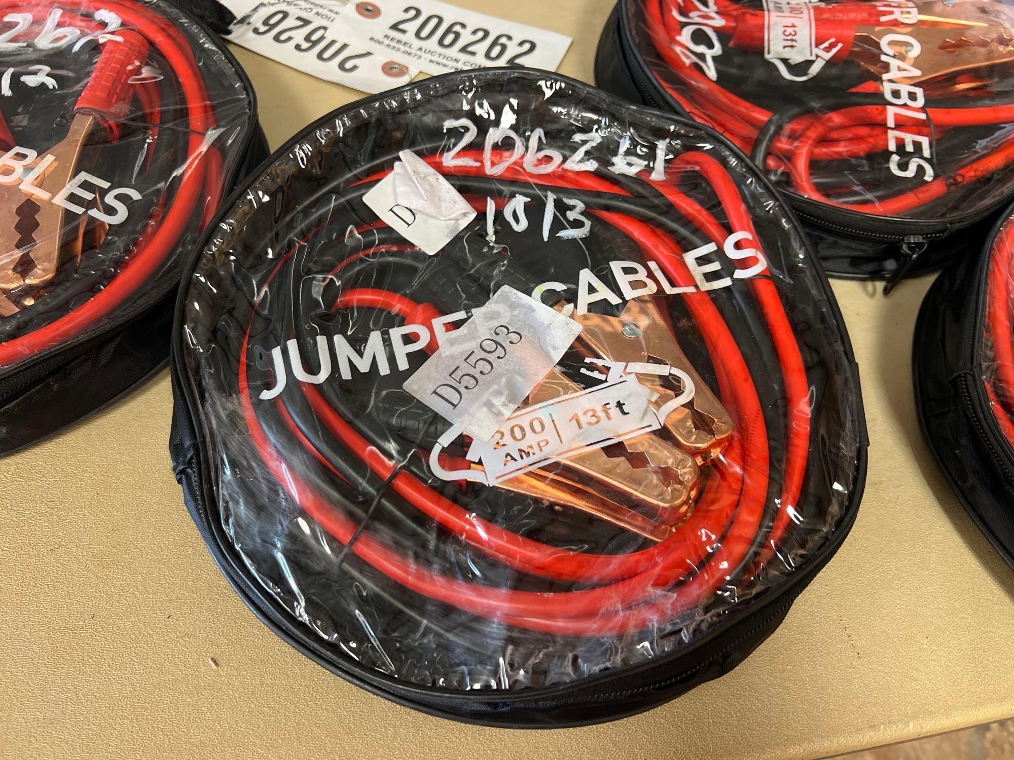 UNUSED SET OF FUTURE 13', 200AMP JUMPER CABLES (A58375)