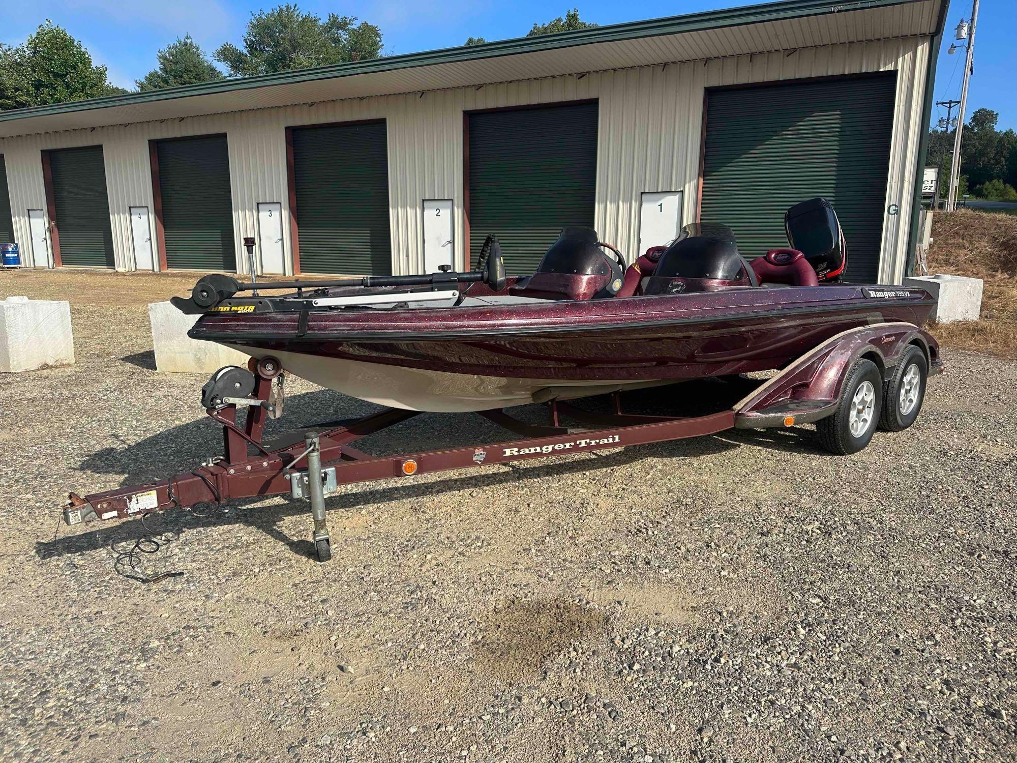 2004 Ranger 195 VX Comanchee Bass Boat with Trailer (A54865)