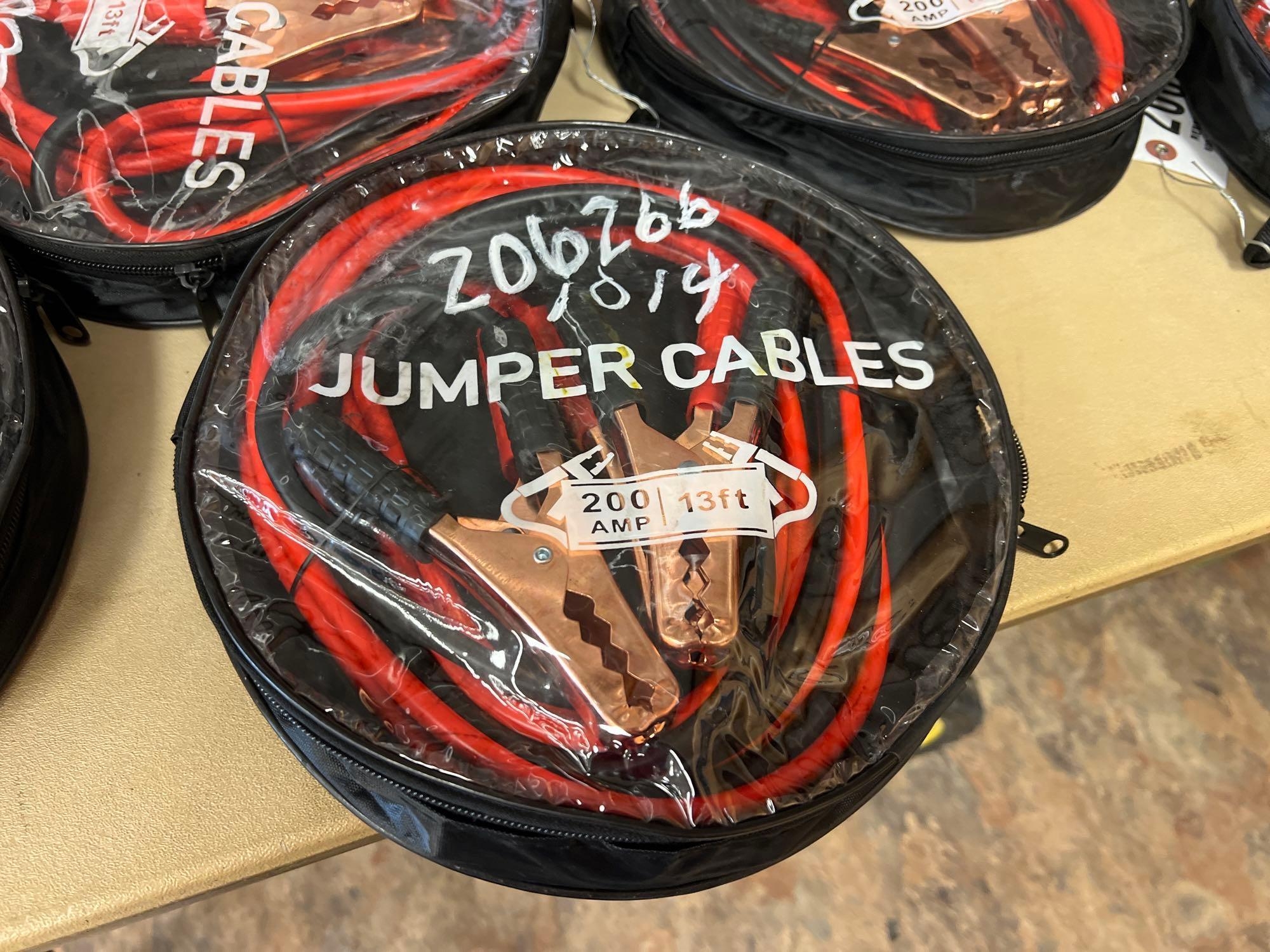 UNUSED SET OF FUTURE 13', 200AMP JUMPER CABLES (A58375)