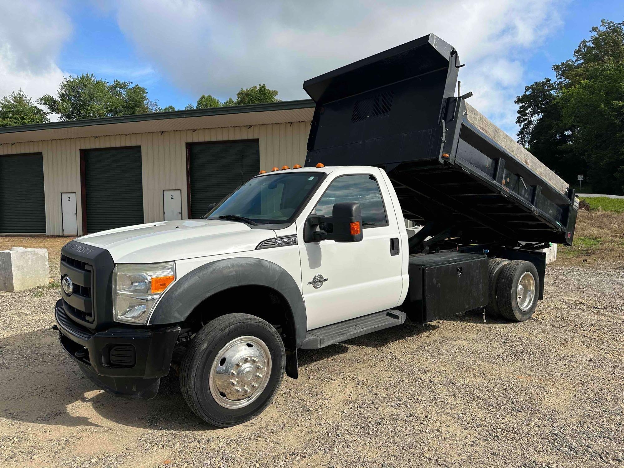 2012 Ford F-550 Dump Truck, VIN # 1FDUF5GT0CEC13112 (A48836)