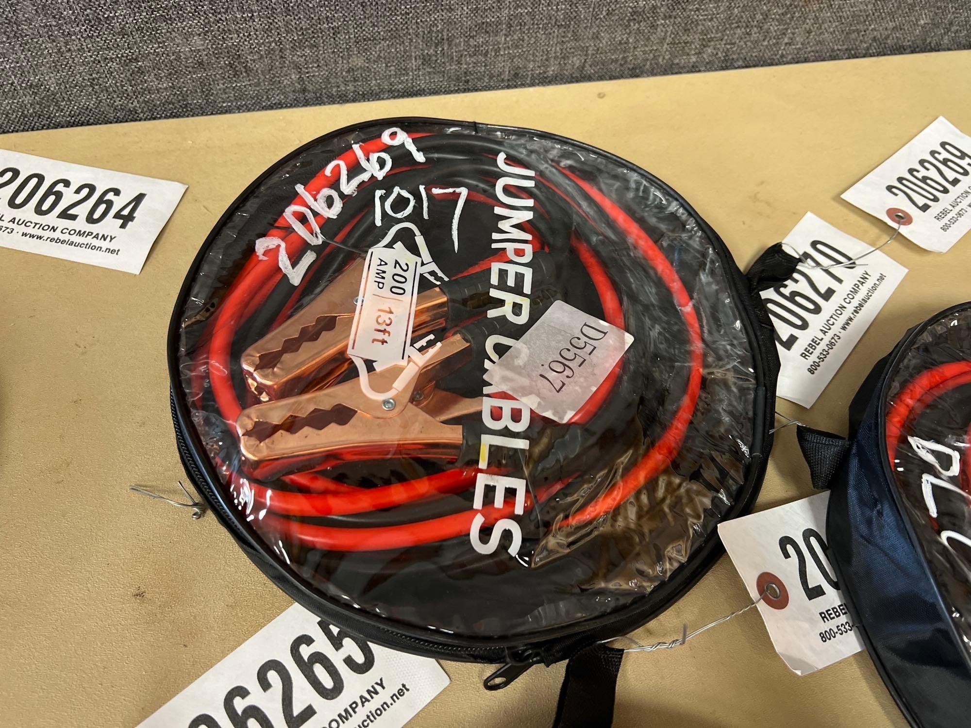 UNUSED SET OF FUTURE 13', 200AMP JUMPER CABLES (A58375)