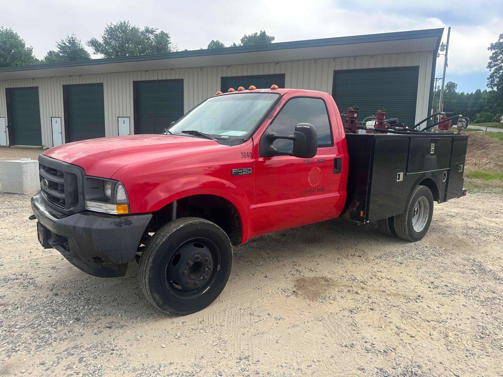 2003 Ford F-450 Pickup Truck, VIN # 1FDXF46S53EC90252 (A48836)
