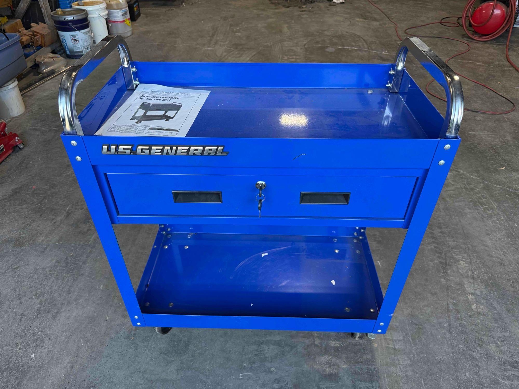 New/Unused 30in Rolling Service Cart (A54865)