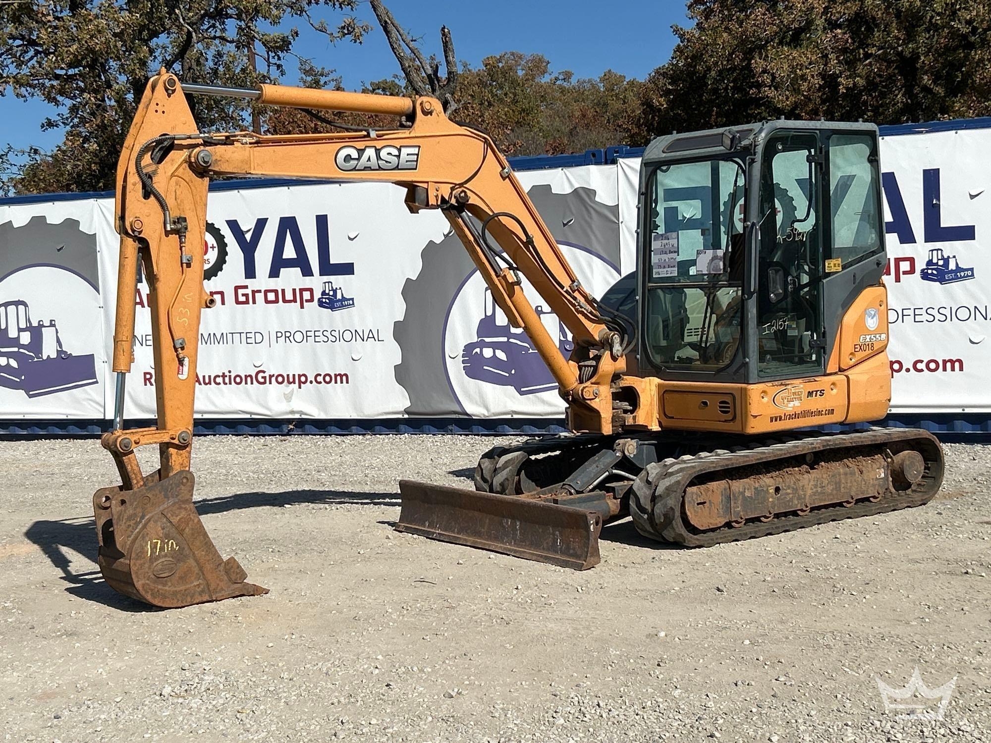 2016 Case CX55B Midi Excavator (A60352)