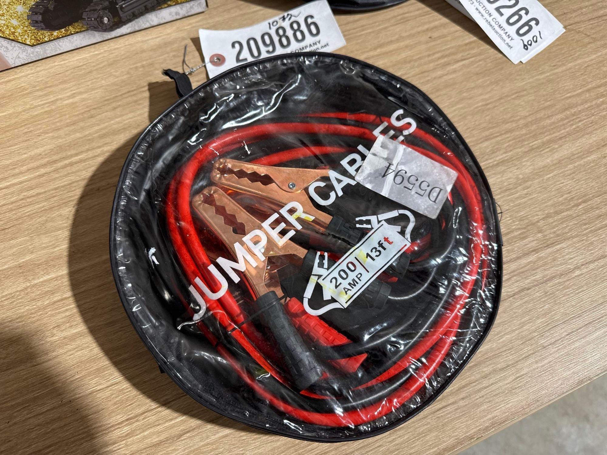 UNUSED SET OF FUTURE 13', 200AMP JUMPER CABLES (A60430)