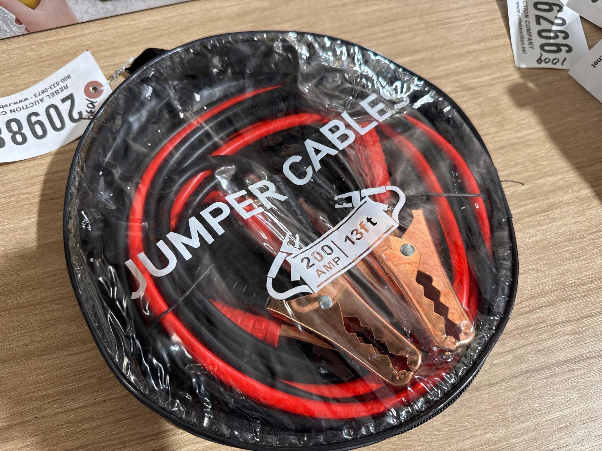 UNUSED SET OF FUTURE 13', 200AMP JUMPER CABLES (A60430)