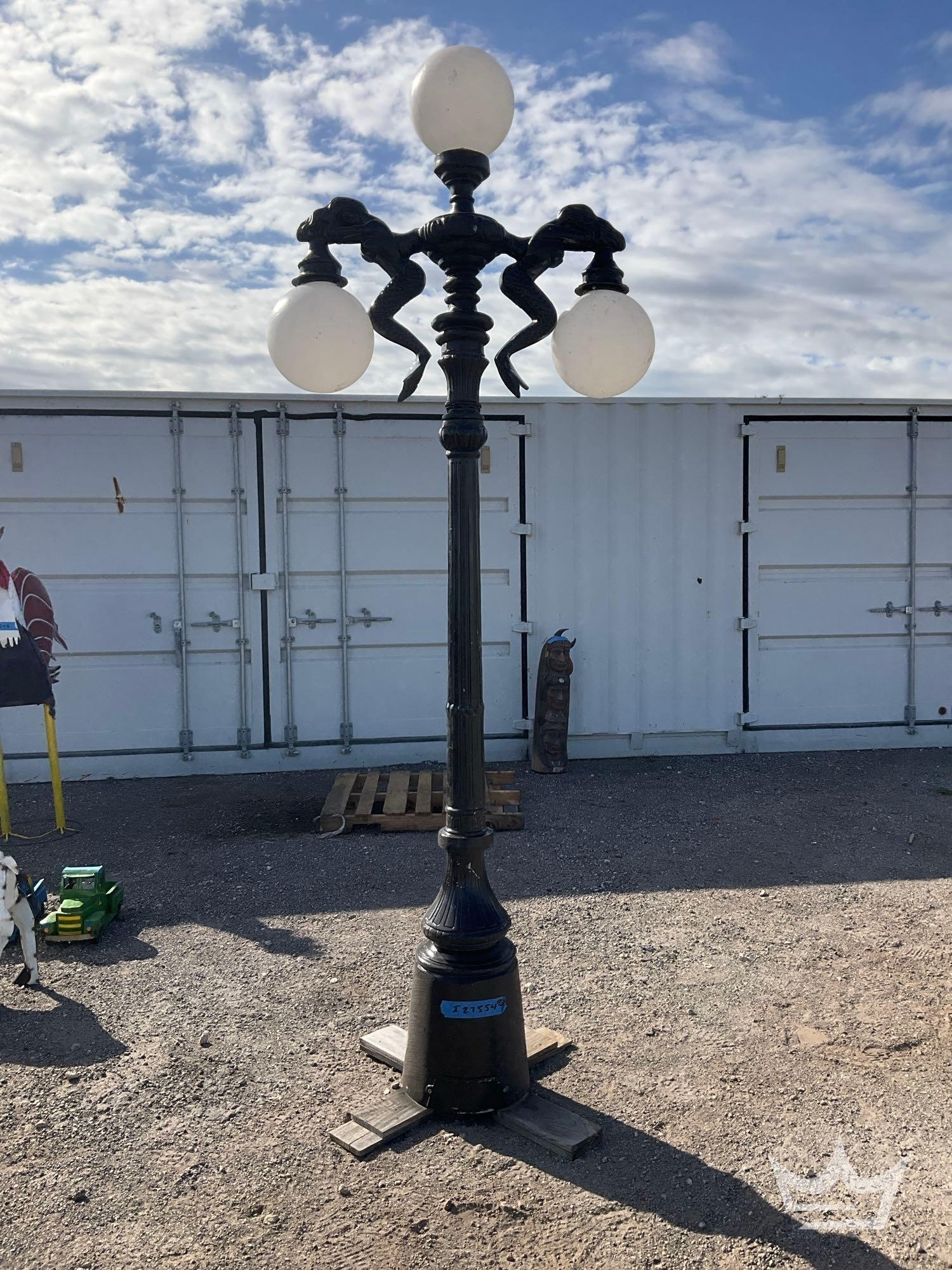 Decorative Mermaid Light Post (A61569)