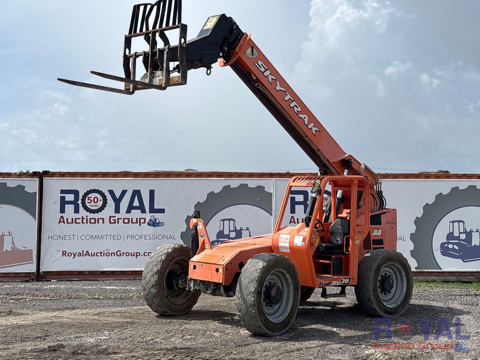 2017 JLG Skytrak 6036 6,000LB 4x4 Rough Terrain Telehandler (A46683)