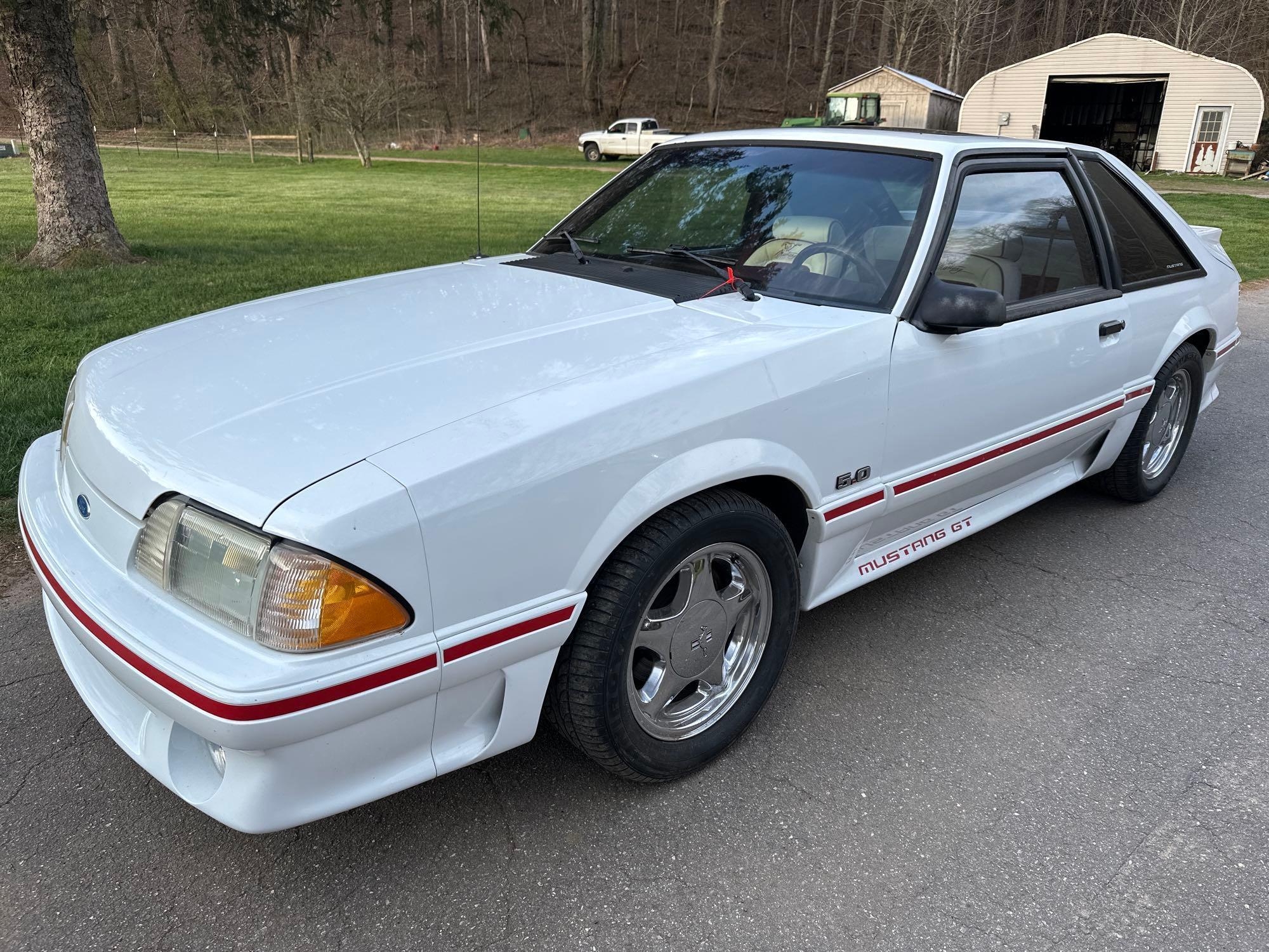 1993 Ford Mustang GT Car, VIN # 1FACP42E0PF158263 (A65563)
