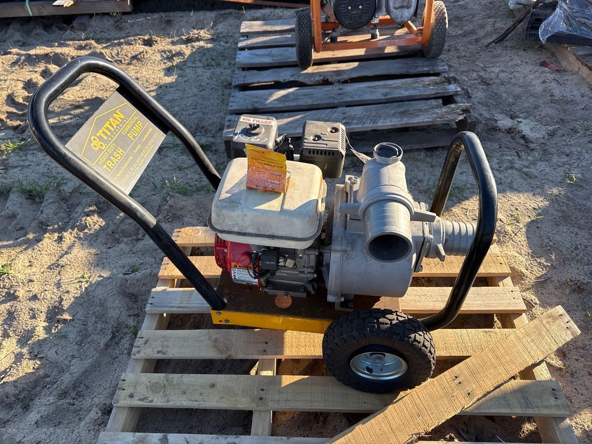 TITAN HD TRASH PUMP W/ ROLLING CART (A63745)