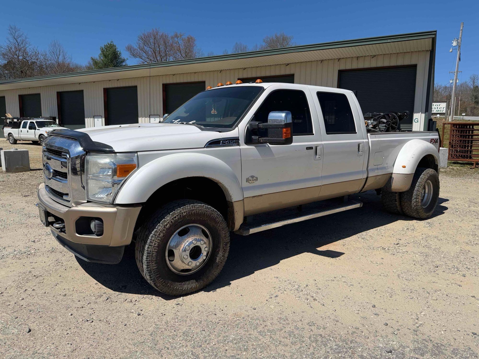 2012 Ford F-450 4X4 Dually Truck, VIN # 1FT8W4DTXCEB64960 (A65563)