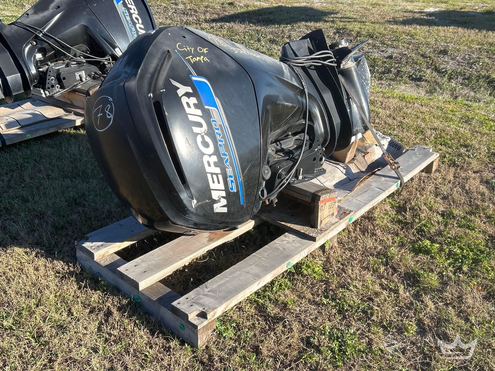 2017 Mercury SeaPro Outboard Boat Motor (A61574)