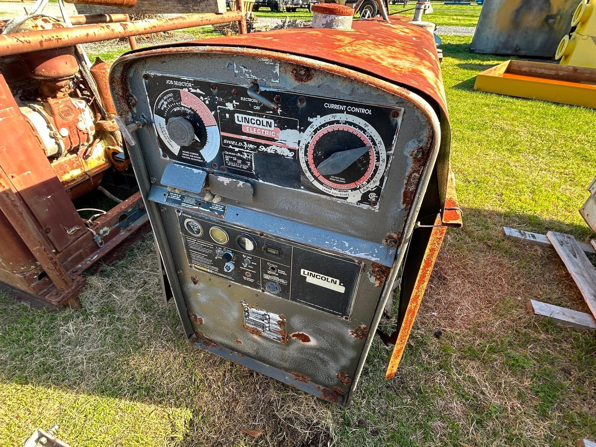 Lincoln Electric Shield-Arc SAE-400 - Radiator Missing - For Parts or Rebuild (A63689)