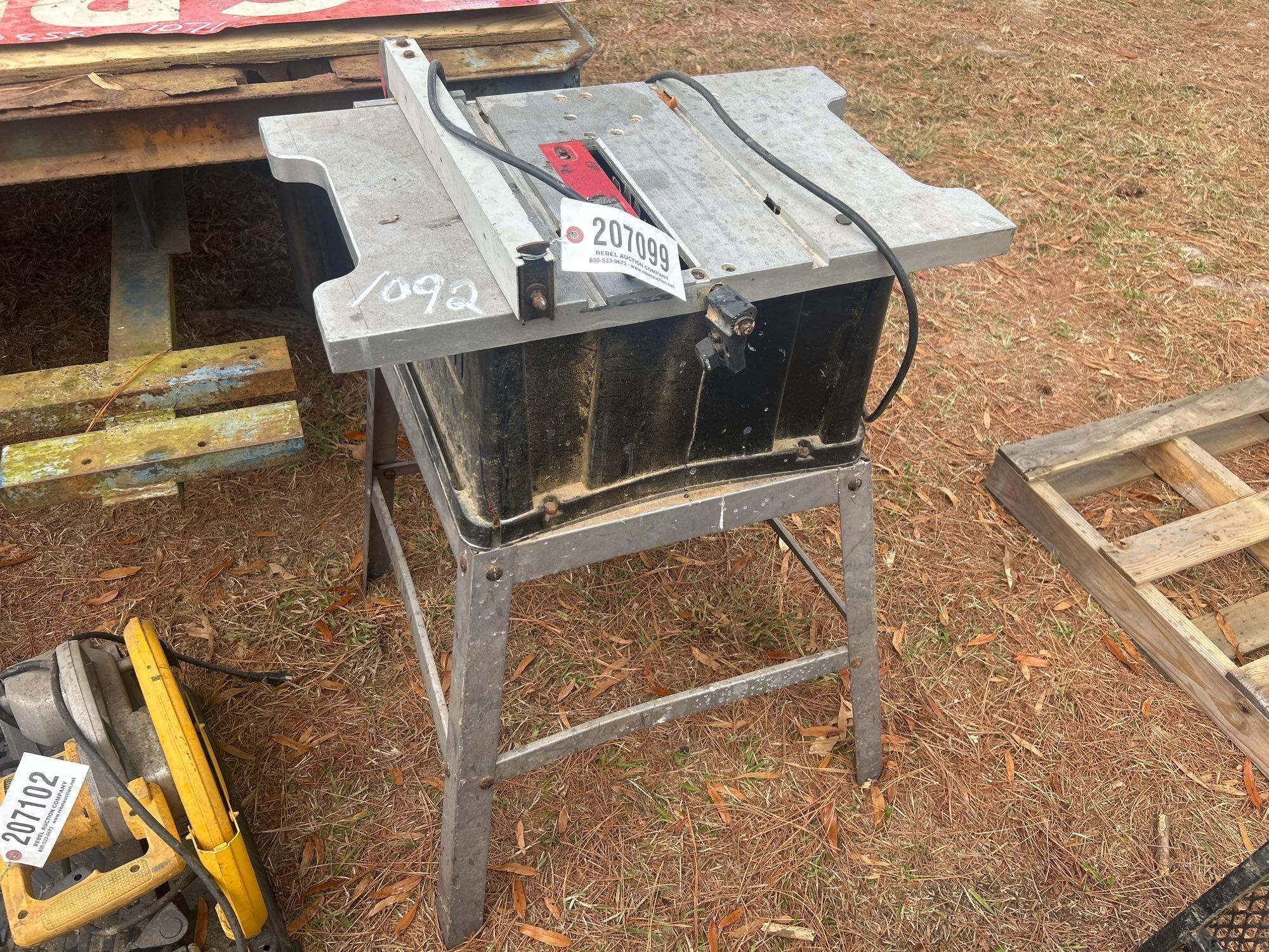 TASK FORCE TABLE SAW W/ STAND (A58374)