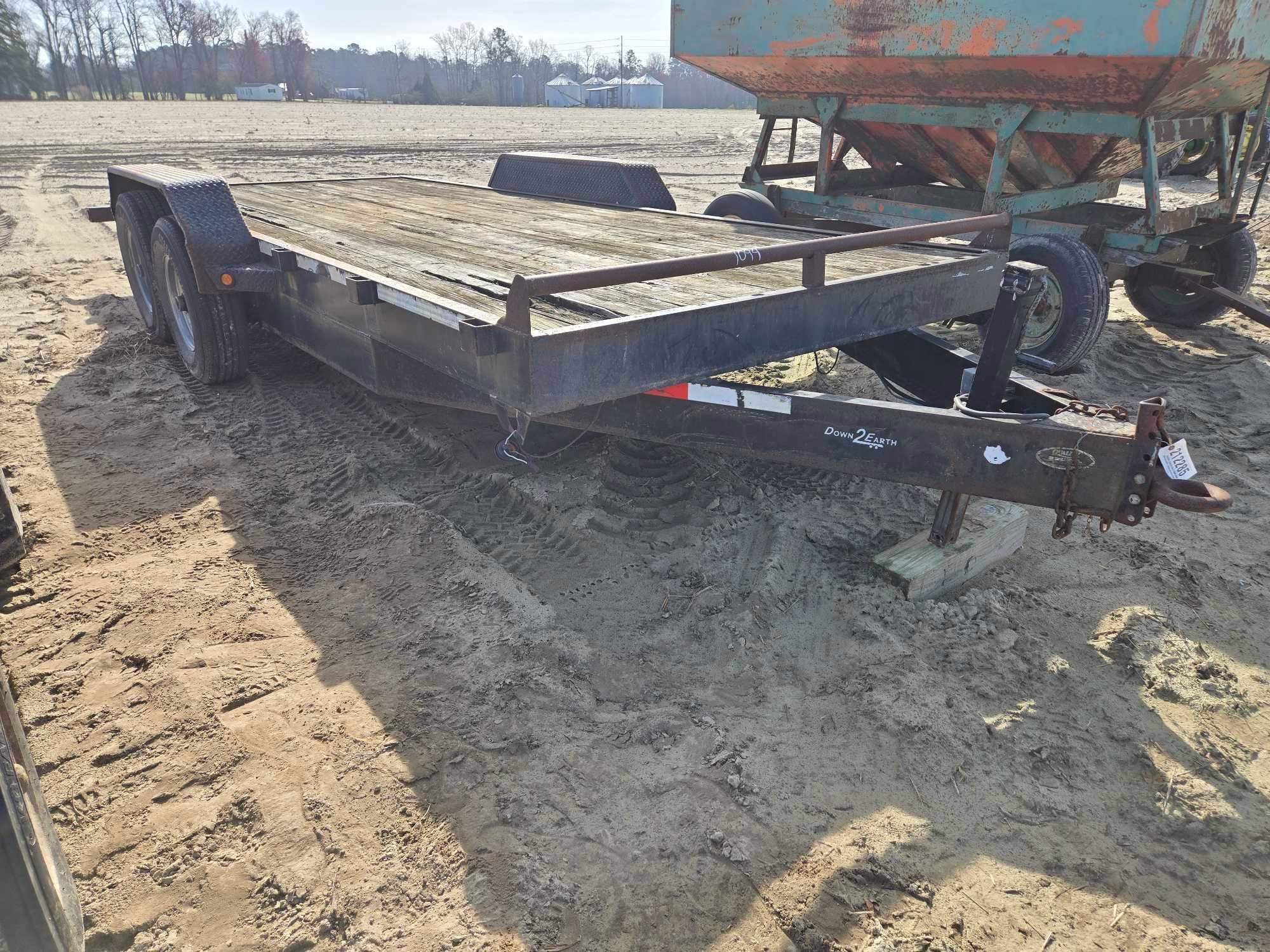 DOWN TO EARTH TANDEM AXLE FLAT TRAILER (A63291)
