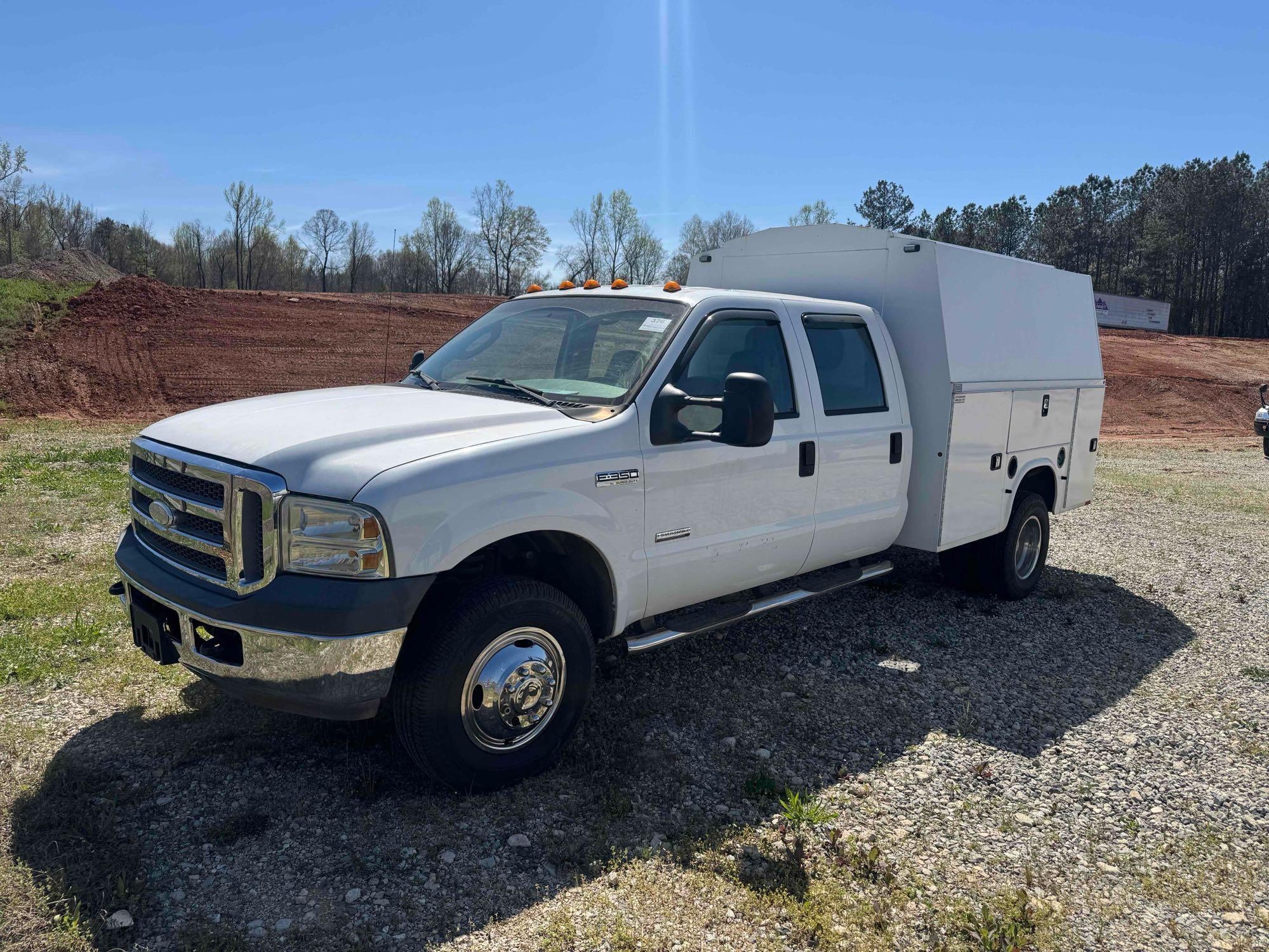 2007 Ford F-350 Enclosed Service Bed Truck, VIN # 1FDWW37P77EA65949 (A65563)