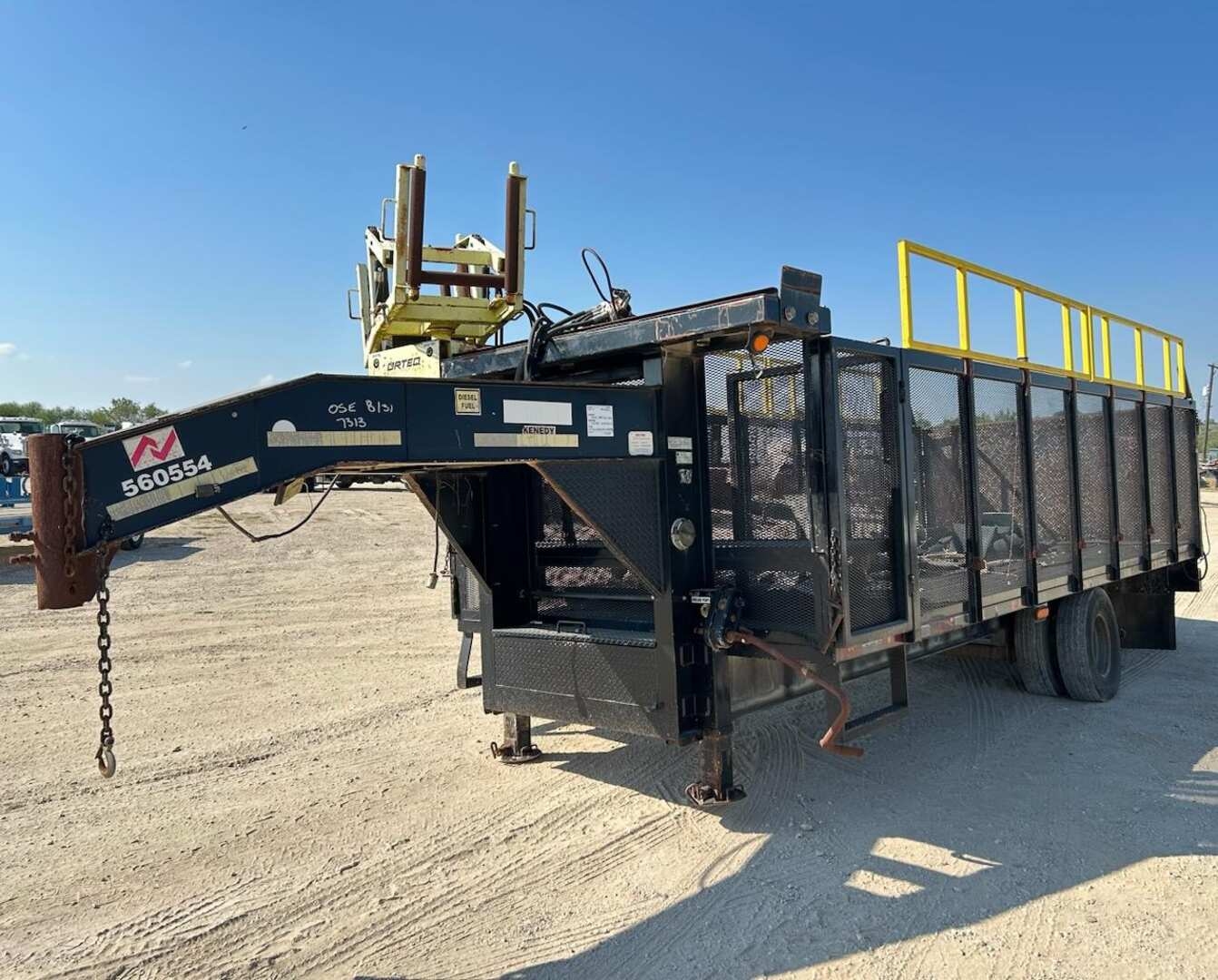 2013 ORTEQ ENERGY GN182 GOOSENECK HOSE TRAILER (A58214)