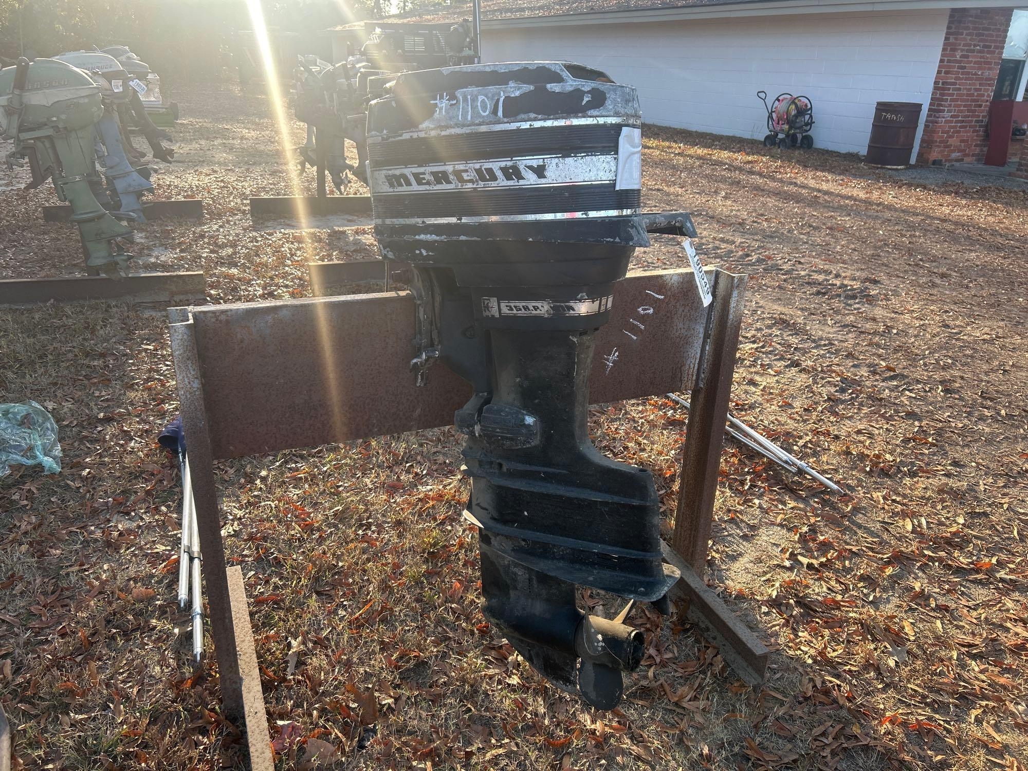 DRAFTING TABLE, METAL MOTOR STAND (A58374)