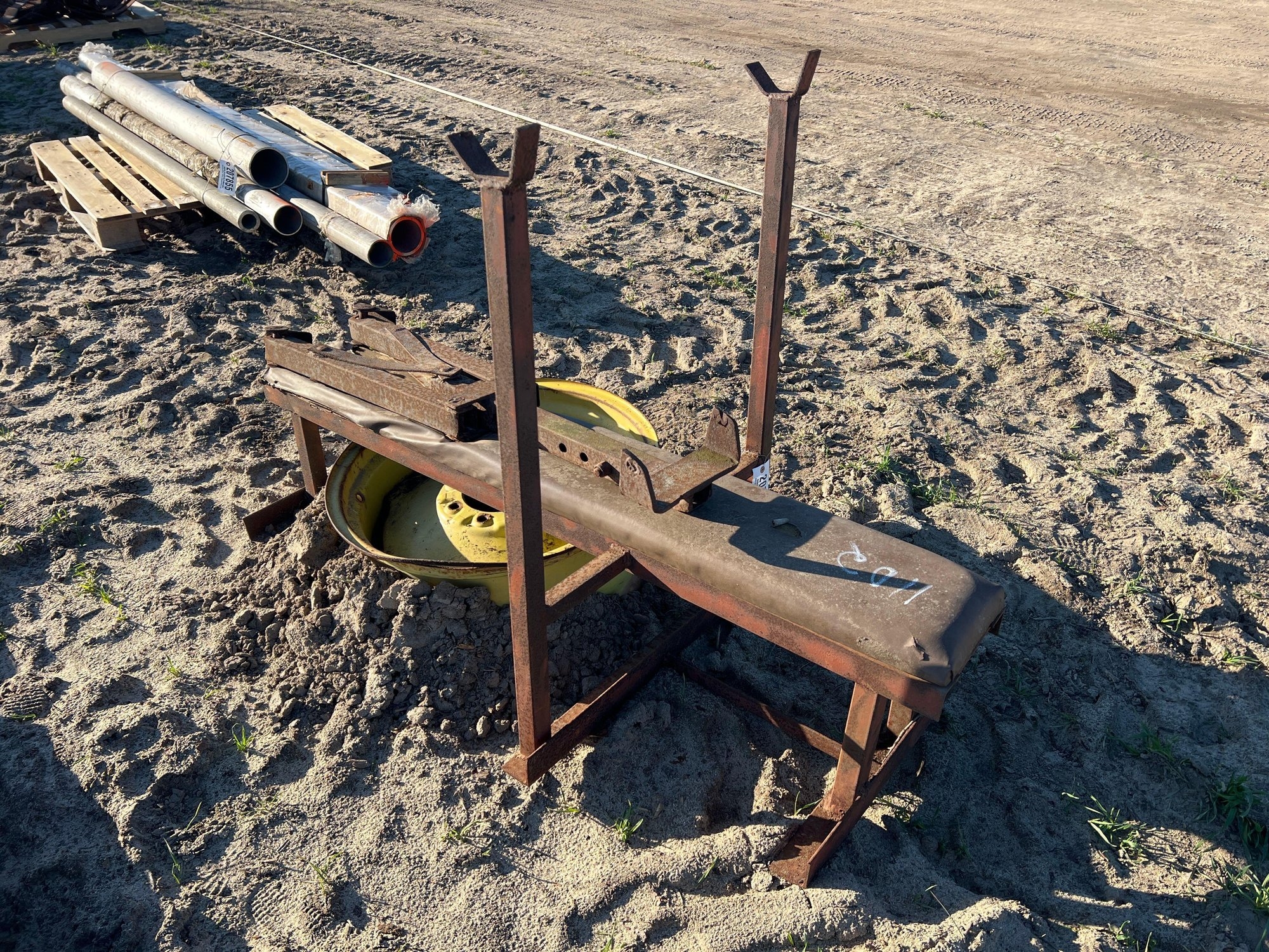 WEIGHT BENCH, WHEEL & STAND (A63745)