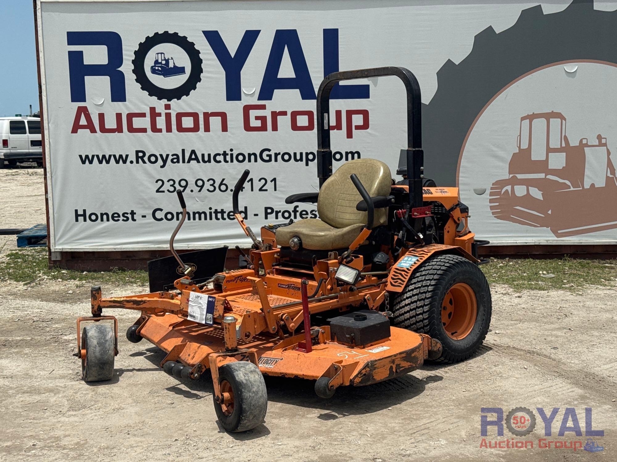 2016 SCAG Turf Tiger II 72in Zero Turn Mower (A46684)