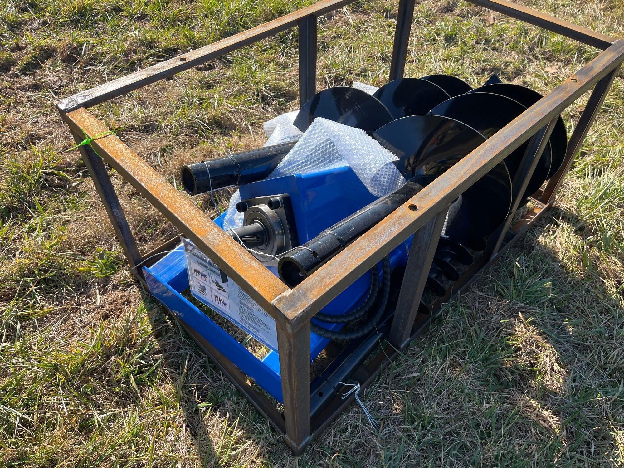 New/Unused Heavy Duty Skid Steer Auger (A57454)