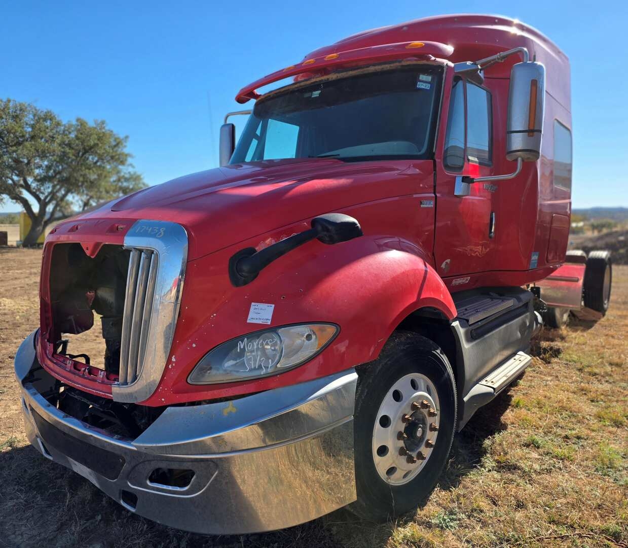 2014 INTERNATIONAL PROSTAR (INOPERABLE) (A58214)