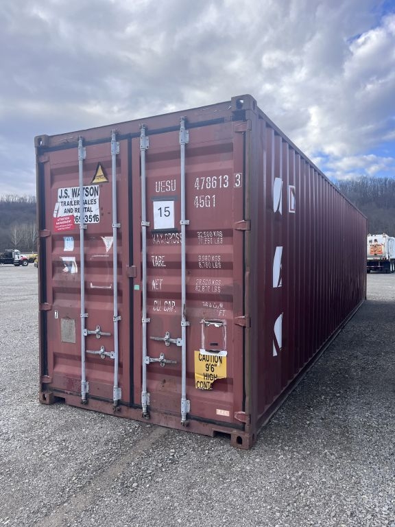 40' Used Container, High Cube, Single End Doors  (A62679)