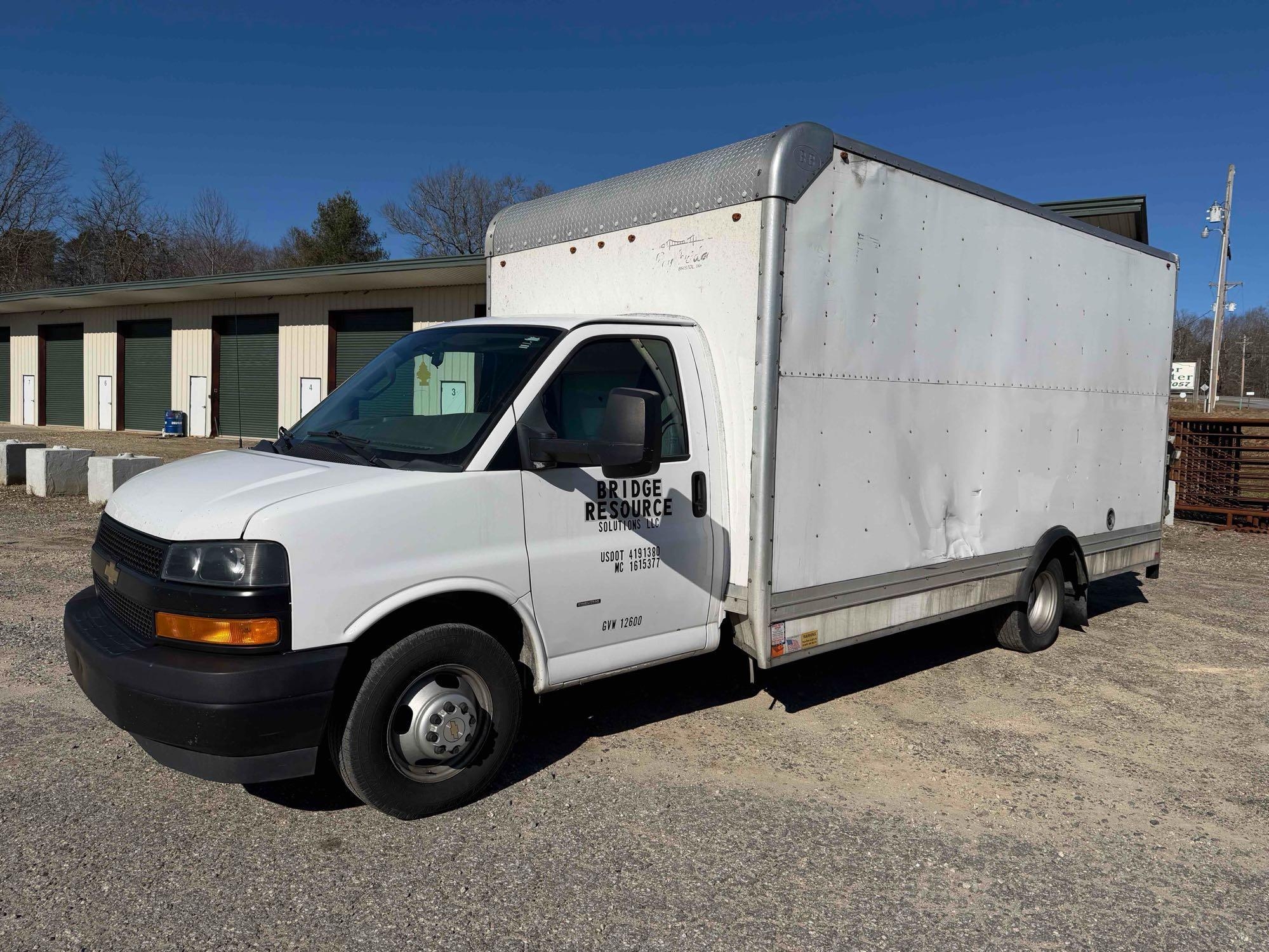 2019 Chevrolet Express Box Van, VIN # 1HA3GTCG9KN007839 (A65563)