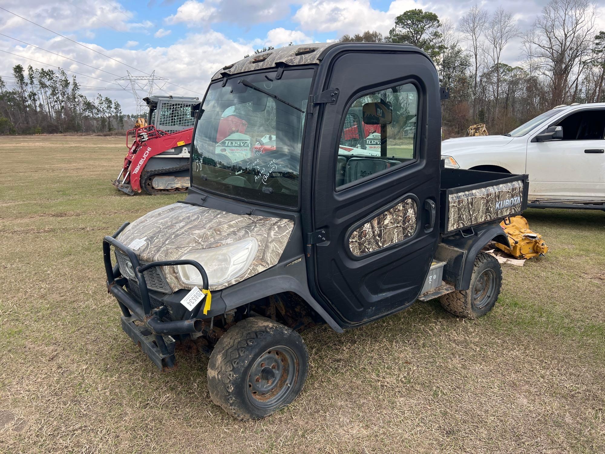 (INOP) 2017 KUBOTA X1100C RTV (A60430)