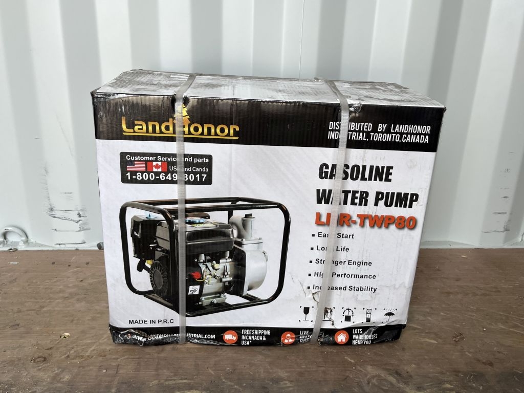 Landhonor Gasoline Water 3" Water Pump Trash Pump (A47371)