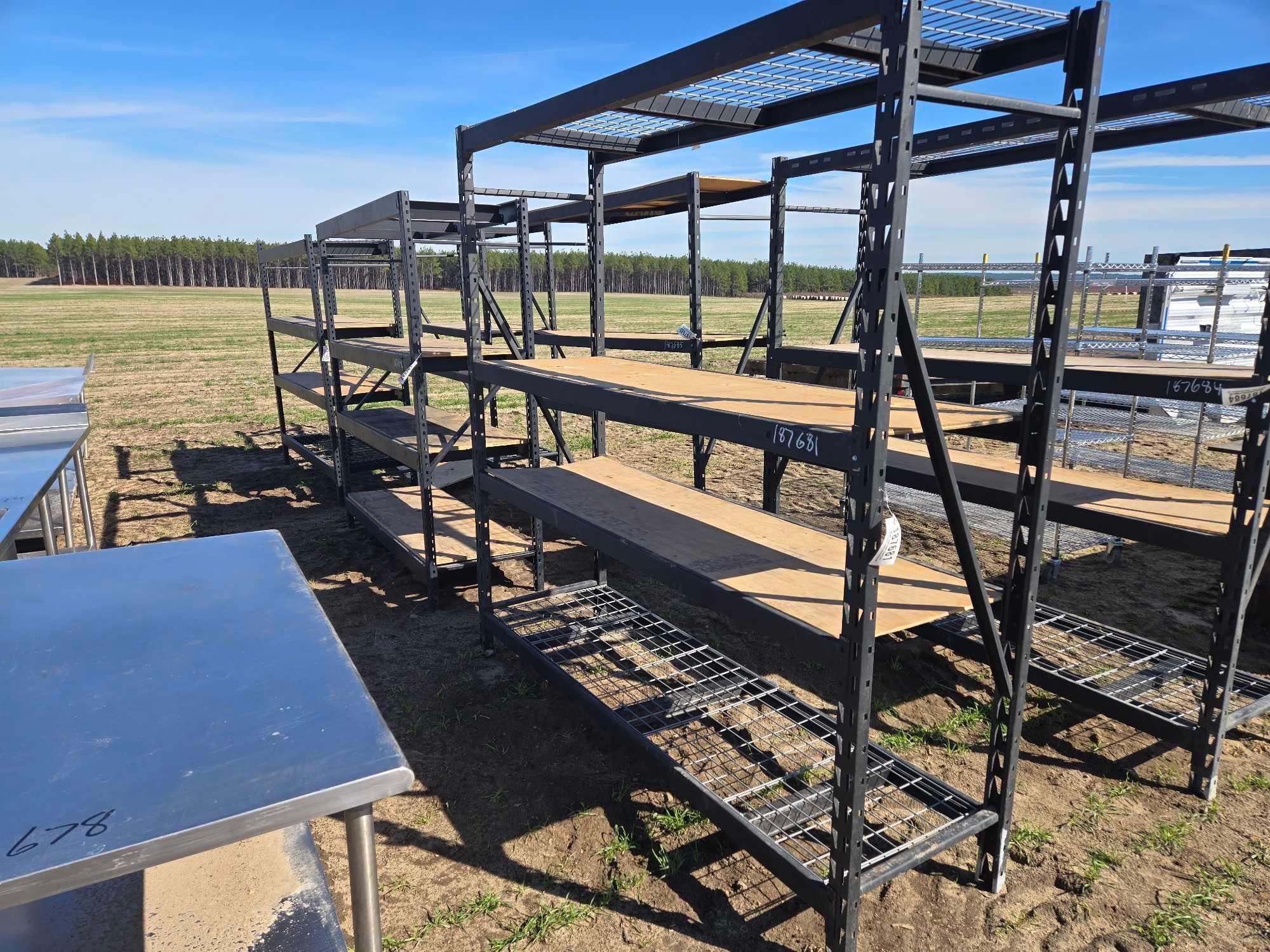 24" X 84" METAL SHELVES (A63745)