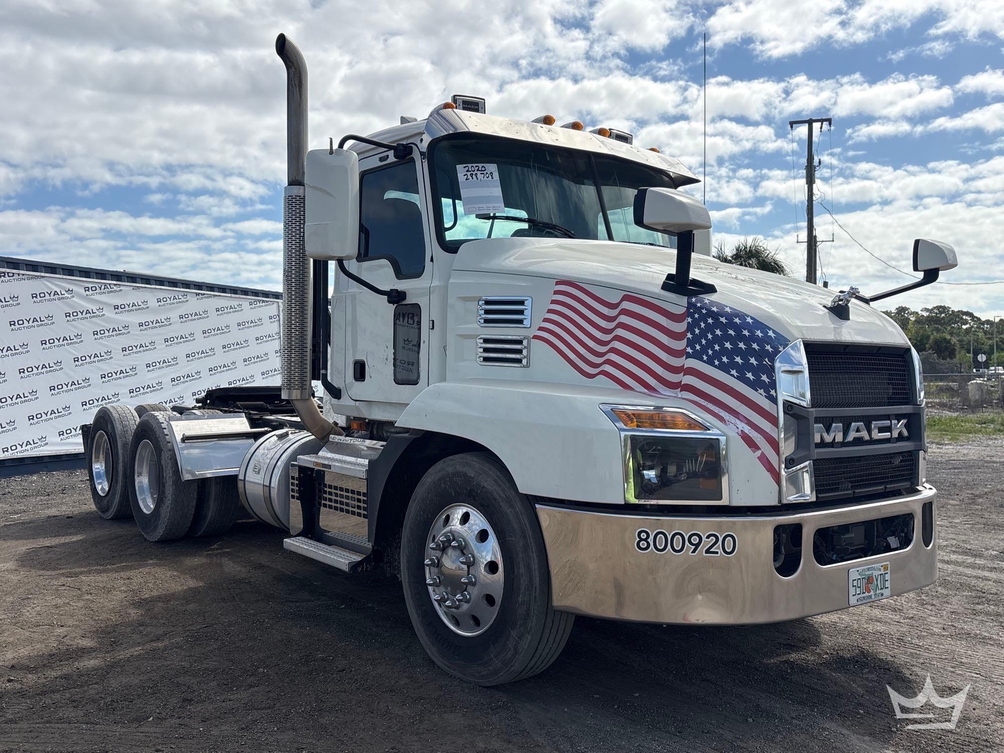 2020 Mack Anthem T/A Wet Kit Day Cab Truck Tractor (A66736)