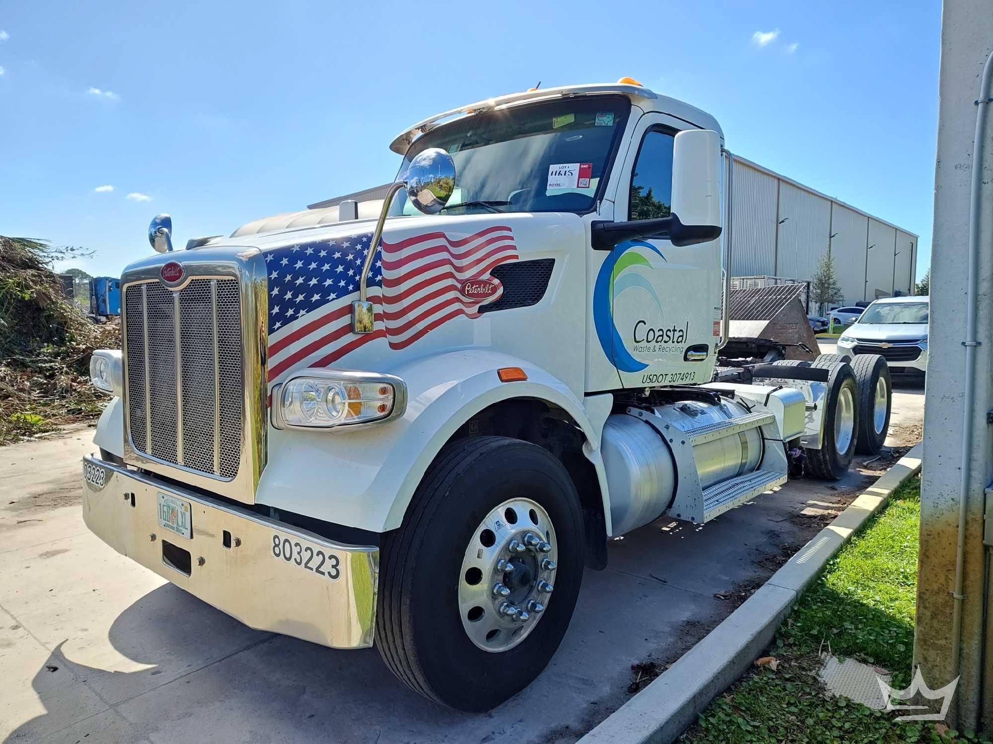 2023 Peterbilt 567 T/A Wet Kit Day Cab Truck Tractor (A61568)