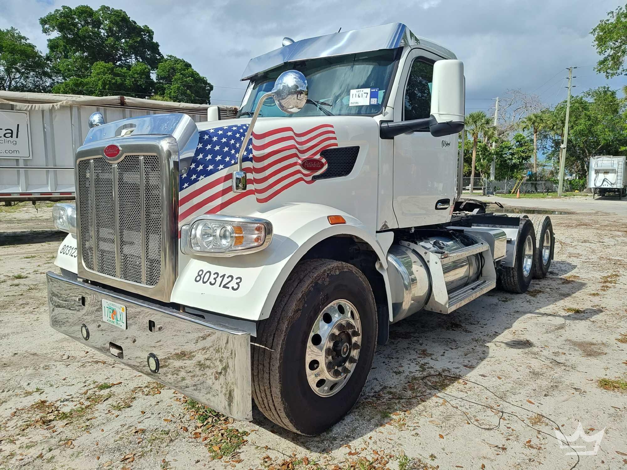 2023 Peterbilt 567 T/A Wet Kit Day Cab Truck Tractor (A64556)