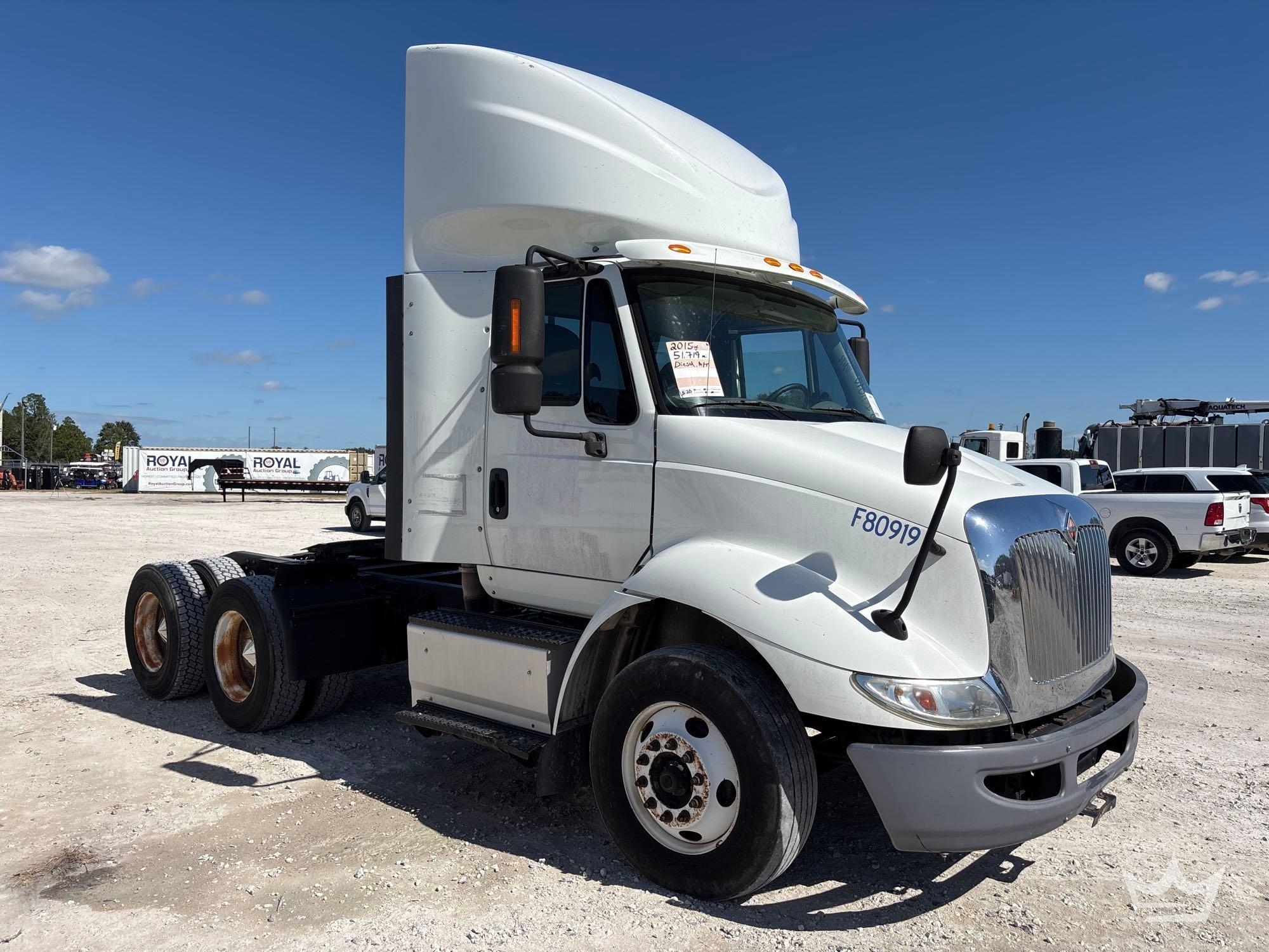 2015 International TranStar 8600 T/A Day Cab Truck Tractor (A61568)