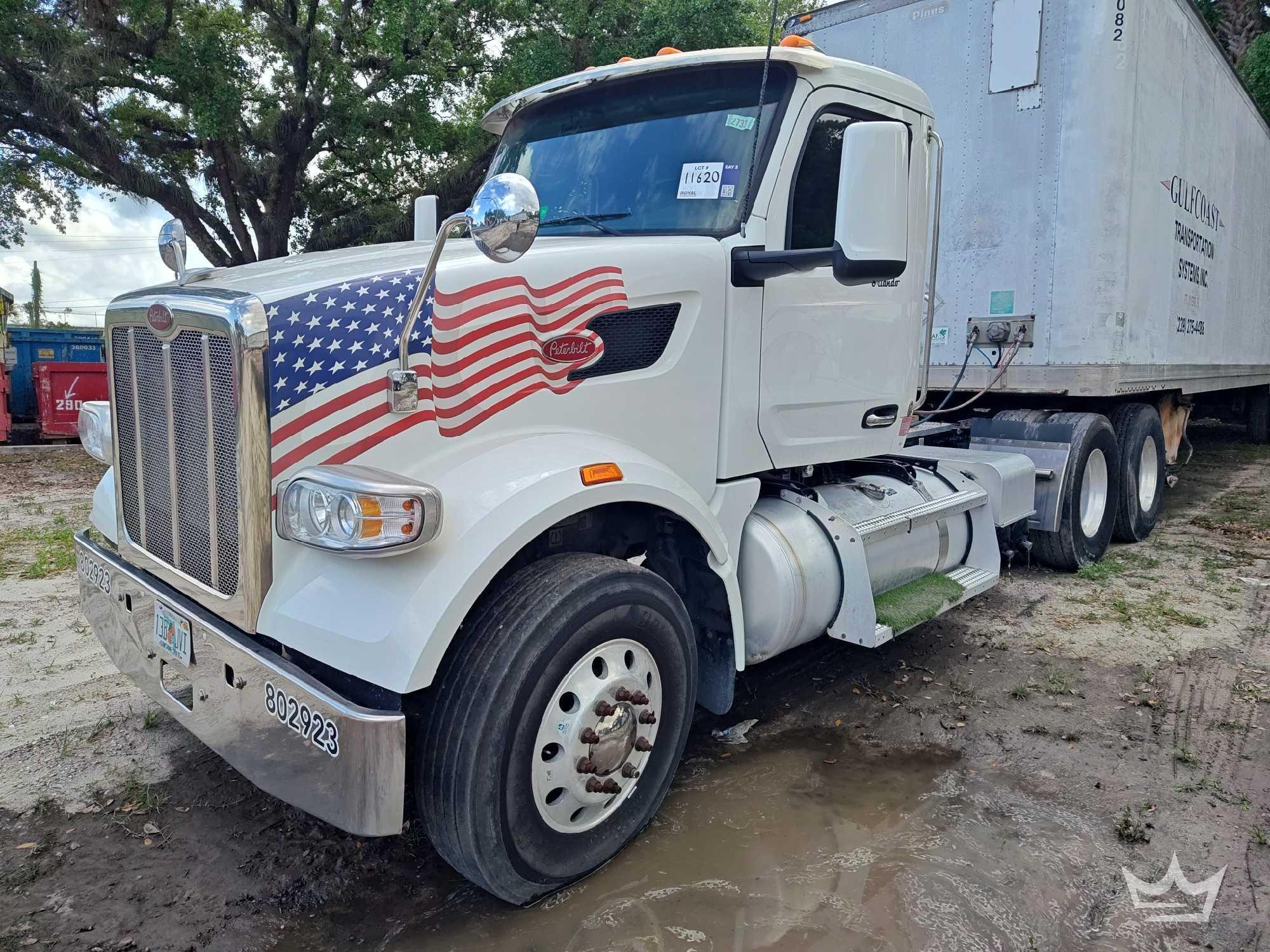 2023 Peterbilt 567 T/A Wet Kit Day Cab Truck Tractor (A64556)